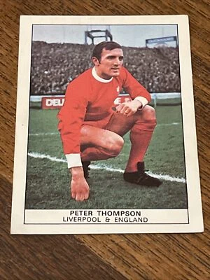 Nabisco Football Card - 1970 - Peter Thompson - Liverpool & England Card No. 17 - Image 1 of 2