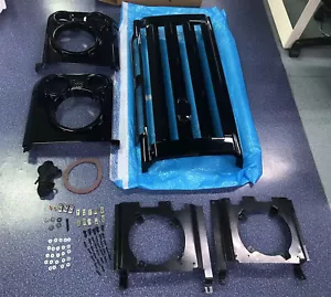 FOR LAND ROVER DEFENDER 90 110 SVX STYLE BLACK GRILLE & HEADLAMP SURROUND KIT UK - Picture 1 of 18