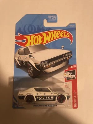 2019 风火轮日产 Skyline 2000 GT-R 警察硬件救援 4/10 160/250 全新 — 第 1/2 张图片