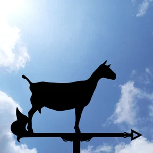 Girouette en métal de chèvre, vanne météo, décoration de toit maison, nounou chèvre - Photo 1 sur 19