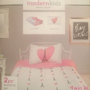Twin/Twin XL Dorm Room Paris Eiffel Tower Comforter Set - FREE SHIPPING - Picture 1 of 3