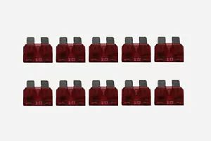10 AMP Fuse ATO ATC Littelfuse 10A Blade Style for Automotive Car Truck - 10 pk! - Foto 1 di 3