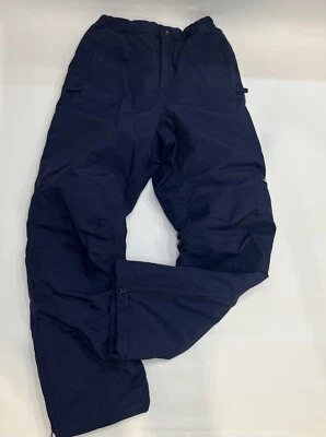 Lands' End Esquí Snowboard Nieve Pantalones Unisex Niños 14S Azul Reforzado Rodilla, Asiento Foto 1 de 4