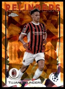Topps 2020 cromo zafiro UCC naranja/25 Tijjani Reinders 19/25 AC Milan #139 - Imagen 1 de 2