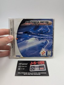 Sega Dreamcast AirForce Delta CIB Tested Manual Water Damage