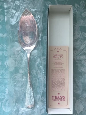 Antiguo Teleférico Colonia Onieda Plateado Pastel Servidor Macys San Francisco Foto 1 de 4