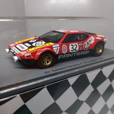 Modellino auto Spark 1/43 De Tomaso Pantera LM 1972 Le Mans #32 buone condizioni - Immagine 1 di 4