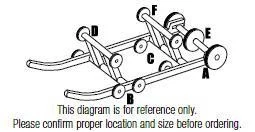 PPD Group Idler Wheel-7.5in. x 25mm-Black for 1985-1988 Ski-Doo Citation LS - Image 1 of 3