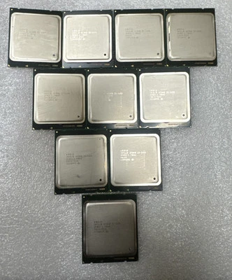 Lote de 10 Intel Xeon E5 - 2680 SR0KH 2,70 GHz 20 MB 8 núcleos CPU LGA 2011 Foto 1 de 2