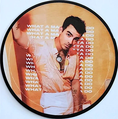 JONAS BROTHERS What A Man Gotta Do 7" PICTURE DISC New JOE VERSION - Image 1 of 2