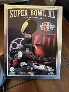2006 Super Bowl XL (40) Official Holographic Stadium Game Edition Program - Picture 1 of 2