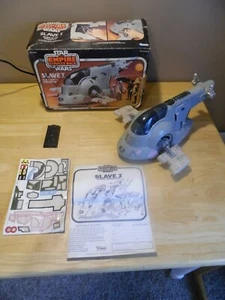 Star Wars Slave 1 vintage con scatola, istruzioni, carbonite giocattolo vintage anni 80 - Foto 1 di 12