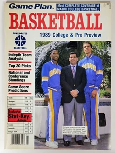 1989 Game Plan Basketball Magazine UCLA Bruins - Pooh Richardson, Trevor Wilson - Picture 1 of 5