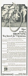 1973 BROWNING Bicycle PRINT AD 10 speed bike Christmas gift toy sports equipment - Picture 1 of 1