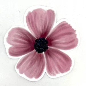 Pink 4” Petal Flower Vinyl Sticker for Laptops, Notebooks, etc. Floral Pretty - Picture 1 of 2