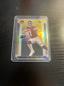 Spencer Rattler 2021 Super Glow 1st Ever Black & Gold Chrome Refractor/Prizm SP - Picture 1 of 2
