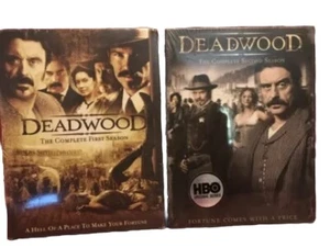 🎬DEADWOOD DVD LOT THE COMPLETE FIRST AND SECOND SEASON 1 2 BRAND NEW🎬 - Picture 1 of 2
