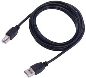 USB 2m Type A-B Cables USB2 2.0 BLACK For Printer HP Canon Epson Xerox Printer - Picture 1 of 1