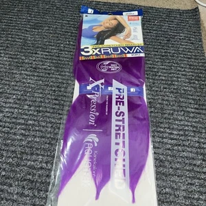 3X Ruwa Braid 24" Sensationnel Xpression Pre-Stretched Hair LILA - Bild 1 von 5
