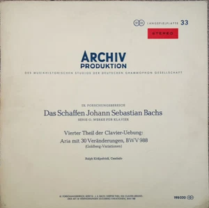 Bach / Kirkpatrick - Uebung: Aria Mit 30 Veranderungen - Bild 1 von 1