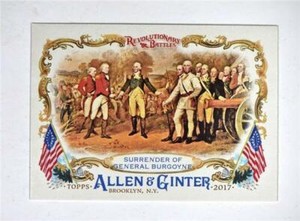 2017 Allen and Ginter Revolutionary Battle #RB7 Surrender of General Burgoyne
