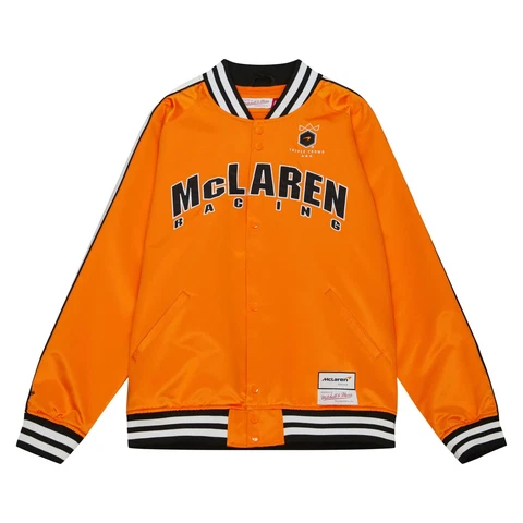 McLaren Racing F1 Mitchell & Ness Monaco GP Triple Crown Satin Jacket Cover