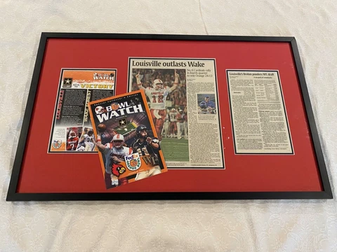 Louisville Cardinals Football 2007 ORANGE BOWL CHAMPS Commemorative MEMORABILIA Cover