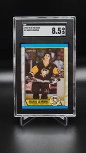 1989 O-Pee-Chee Mario Lemieux Graded SGC 8.5 NM-MT+ - Picture 1 of 2