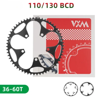 110/130 BCD 36T 38T 40T 42T 46T 50T Narrow Wide Road Folding Bicycle Chainring - Image 1 of 4
