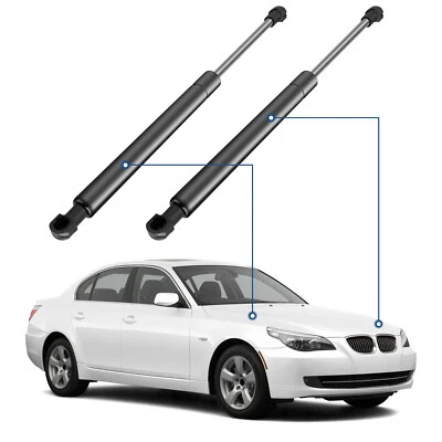 For 2006-2010 BMW 528i 535i 550i M5 Qty 2 Front Hood Lift Support Shock Struts - Image 1 of 4