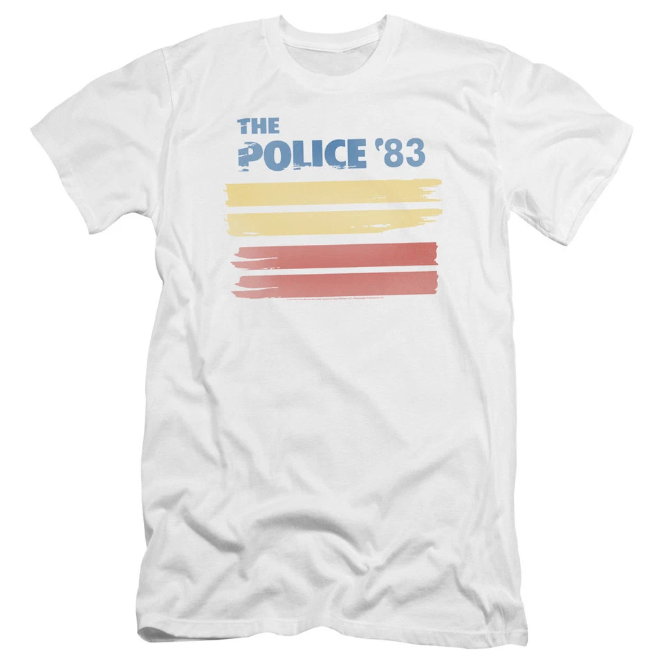 THE POLICE 83 Licensed Adult Men's Graphic Band Tee Shirt SM-5XL - Image 1 of 1