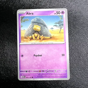 Abra 063/165 Common Pokemon 151 EN Pokemon Card NM - Picture 1 of 1