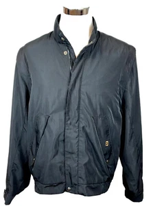 Dryjoys By FootJoy Men's Vintage Full Zip Black Golf Jacket & Vest Rainproof M - Picture 1 of 12