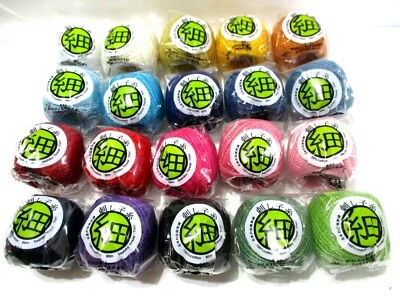 JAPANESE Embroidery SASHIKO Olympus Thread  80m COL 1-20 SET - Image 1 of 4