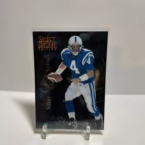 Espejo Jim Harbaugh 1996 con certificación Pinnacle Select espirales plateadas azul #125 - Imagen 1 de 2