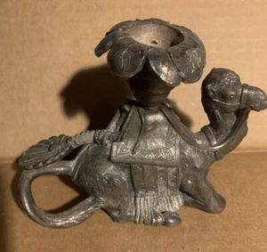 Rare 19th Century Figural Camel Candle holder Reed & Barton Quadruple Plate - Picture 1 of 7