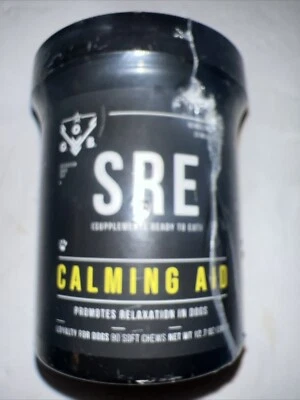 Ayuda calmante masticable suave perro relax soportes 90 ct funcionamiento buen niño golosinas selladas Foto 1 de 3