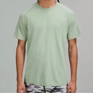 Men's Lululemon Mint Green Metal Vent Tech Short Sleeve Slim Fit Shirt Medium - Picture 1 of 8