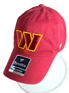 Washington Commanders Fanatics NFL Cap Hat Adjustable Burgundy Adult Unisex NEW - Picture 1 of 11
