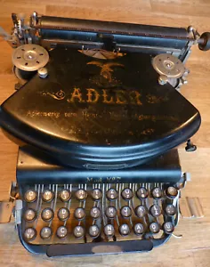 Antike Schreibmaschine original Adler - wohl Modell No.7 - vom Baujahr 1925 - Bild 1 von 9