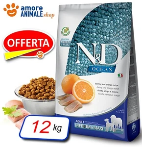 Farmina Perro N y D Ocean Adulto Medio / Maxi →Naranja Y Arenque - 12KG - Perros - Imagen 1 de 1