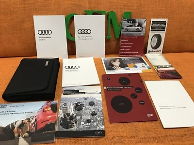 NEW🟣 2018 AUDI A6 S6 OWNERS MANUAL SET + NAVI BK 2.0T 3.0T 4.0T TURBO S LINE - Image 1 of 4