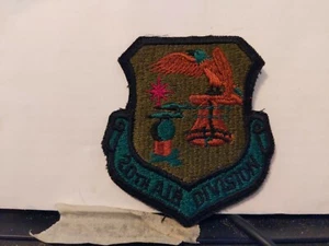 USAF 20th Air Division Subdued Original Vintage Patch - Bild 1 von 3