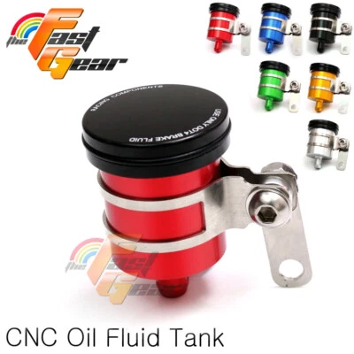 Aluminium CNC Rear Brake Fluid Reservoir Tank Fit Suzuki GSX-R 600 750 04 05 Foto 1 de 4