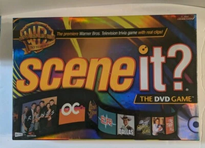 NEW Scene it? Warner Bros. Television DVD Trivia Game 50th Anniversity 2005 NIB  - Image 1 of 4