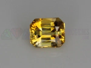 Ceylon Yellow Sapphire VS Octagon Loose Natural Gemstone 5x4.5mm 0.64ct - 0.78ct - Picture 1 of 8