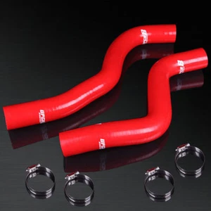 UPGR8 06 07  Lancer Evolution 9 CT9A EVO9 4G63T Red Radiator Silicone Hose Kit - Picture 1 of 1
