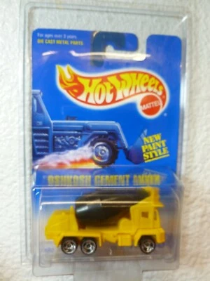 MONMC 1992 Hot Wheels OSHKOSH CEMENT MIXER #269 Razor Wheels - Image 1 of 3