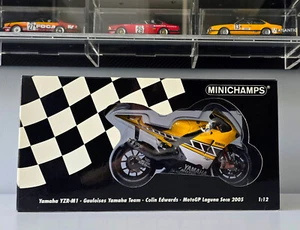 1/12 Minichamps 122053095 Gauloises Yamaha YZR-M1 USA MotoGP 2005 Colin Edwards - Foto 1 di 3