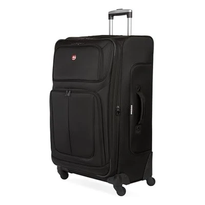 SwissGear Sion Softside Expandable Luggage, Black, Checked-L - Image 1 of 3